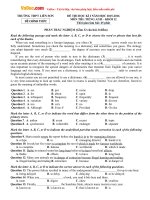 de thi hoc ky 1 mon tieng anh lop 12 truong thpt lien son vinh phuc nam hoc 2015 2016 