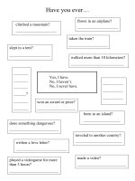 25996 have you ever  individual  group activity 