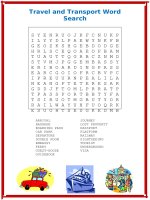 8341 travel and transport word search 