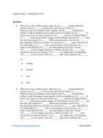 English grade 9   filling gap test 02 