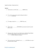 English word family   filling gap test 02 