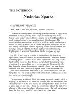 The notebook   nicholas sparks  