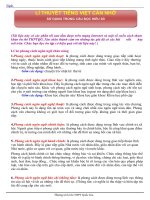 LÍ THUYẾT TIẾNG VIỆT CẦN NHỚ