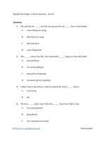 English past simple vs past continuous   test 03 