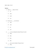 Much vs many   test 01 