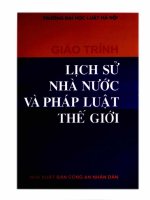 Giáo trình Lịch sử nhà nước và pháp luật thế giới 1