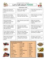 1995 lets talk about food 