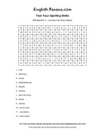 wordsearch 4 journey into outer space 