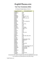 50 popular female names in the uk ev1 