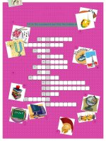 52926 school subjects crossword puzzle 