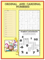 8275 ordinal and cardinal numbers 