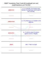 GMAT vocabulary flash cards02 