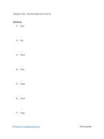 Irregular verbs   past participle form test 02 