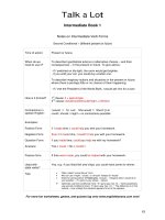 talkalot intermediate book 1 second conditional 