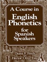 A course in english phonetics for spanish speakers 