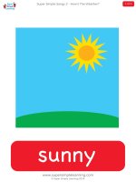 hows the weather flashcards (1) 