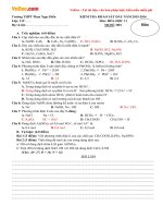 Đề thi khảo sát chất lượng đầu năm môn Hóa học lớp 11 trường THPT Phan Ngọc Hiển, Cà Mau năm học 2015 - 2016