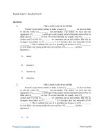 English grade 8   reading test 02 