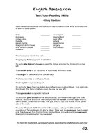 reading skills giving directions brb62 