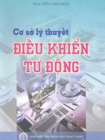 Cơ sở lý thuyết lý thuyết điều khiển tự động