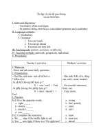 Ôn tập về chủ đề giao thông