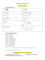 Các dạng toán đại số lớp 8 