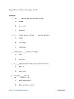 English present perfect vs past simple   test 02 