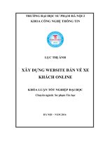 Xây dựng website bán vé xe khách online