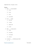 English future tense   to be going to   test 03 