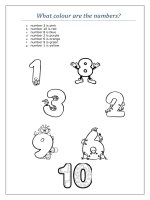 numbers and colours 