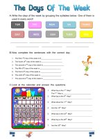 4007 days of the week 