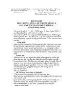 KẾ HOẠCH HOẠT ĐỘNG SÀNG LỌC TRƯỚC SINH VÀ SAU SINH XÃ THẠNH LỢI