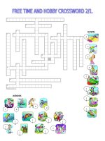 1601 free time and hobby crossword 2 1 