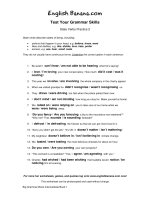 state verbs practice 2 