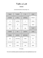 internet connected sentence cards 