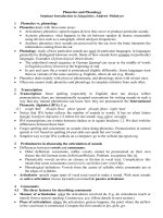 Seminar   introduction to linguistics (phonetics and phonology) a  mcintryre 