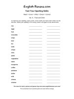 read cover write check correct 6 food and drink es17 