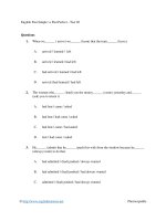 English past simple vs past perfect   test 02 