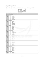 English synonyms test 04 
