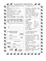 417 possessive adjectives 