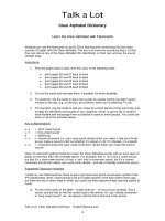 learn the clear alphabet with flashcards 