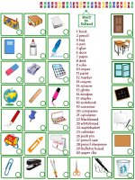 8653 classroom objects 