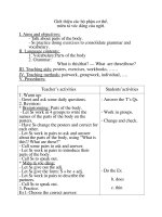 Giới thiệu về các bộ phận cơ thể