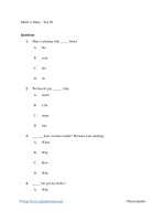 Much vs many   test 02 