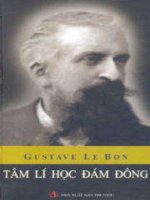 TÂM lý đám ĐÔNG   GUSTAVE LE BON 