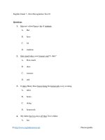 English grade 7   error recoginition test 01 