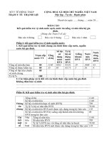 BÁO CÁO  Kết quả kiểm tra vệ sinh nước sạch