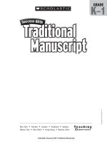 Propisi success with traditional manuscript grades k 1 