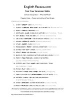 school variety show passive voice practice 