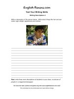 writing descriptions 2 ev86 